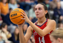 DISTRICT 2 GIRLS BASKETBALL: Lady Patriots, Warriors, Devils eliminated
Giullana Latona attempts a free throw for the Lady Patriots during the PIAA District 2 5A Quarterfinals at Abington Heights.
Buck Norton-Jennings | For Sunday Dispatch