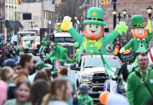 
			
				                                A few thousand St. Patricks Parade goers lined Main St., Downtown Pittston, on Saturday to take in the 75-minute parade.
                                 Tony Callaio | For Sunday Dispatch

			
		