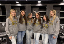 
			
				                                Old Forge has six senior returning starters on the softball team. From left, Caroline Revello, Torre DiMattia, Juliette DeStefano, Lilianna Lenceski, Kate OHearn, and Ava Arnold. The group attended Howerton Foundation Media Day at PNC Field.
                                 Tom Robinson | For Sunday Dispatch

			
		