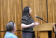 
			
				                                Sara Swepston, a representative of the Lotus Manor recovery house for women with Opioid Use Disorder set for opening in Kingston, expresses concerns Tuesday about a Luzerne County Council majoritys decision to table an earmark from the opioid litigation settlement fund.
                                 Jennifer Learn-Andes | Times Leader

			
		