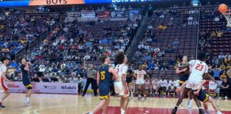 
			
				                                Old Forge had trouble containing 6-foot-8 Mamadou Kane (23) on the boards in Fridays state final loss to Sewickley Academy.
                                 Tom Robinson | For Sunday Dispatch

			
		
