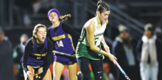 
			
				                                Wyoming Areas Lucia Campenni keeps the ball moving in a game against Boiling Springs on Nov. 12, 2024.
                                 Fred Adams file photo | For Times Leader

			
		