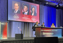 Mayor Lombardo participates in National League of Cities Conference in Washington, D.C.
City of Pittston Mayor Michael Lombardo, left, sat in a session on housing supply and attainability, along with local Congressman Rob Bresnahan, R-PA, and Congresswoman Kristen McDonald Rivet, D-Michigan.
Submitted Photo