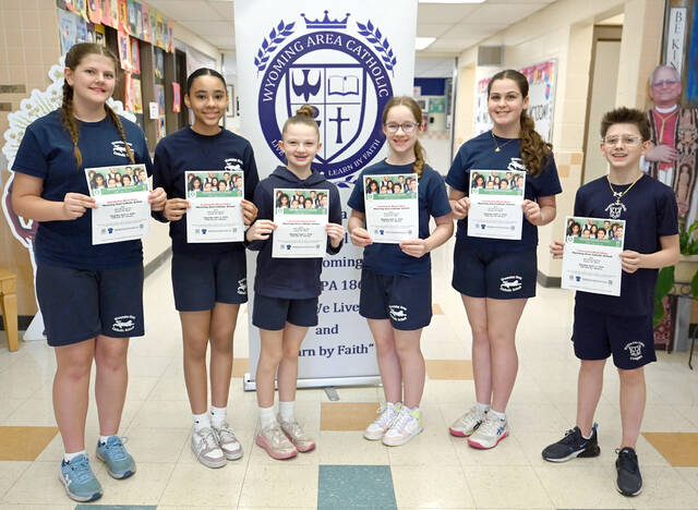 Wyoming Area Catholic Builders Club plans community blood drive