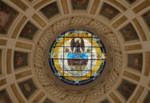 
			
				                                The dome inside of the Luzerne County Courthouse in Wilkes-Barre.
                                 Times Leader file photo

			
		