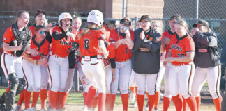 
			
				                                Tunkhannocks Michaela Howell (8) helped her own cause by hitting a solo home run in the fourth inning.
                                 Tony Callaio | For Times Leader

			
		