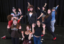 
			
				                                Pittston Area Drama Club members: Ava Argento, Aviana Amat, Melanie Perez, Kincaed Sheridan, Rylee Borsavage, Ace Kennedy, Jack Sanguedolce, Gabriella Rosario, and Alanna Jones, circle around Emily Fronczek, center, while rehearsing the play 9 to 5, Jr.
                                 Tony Callaio | For Sunday Dispatch

			
		