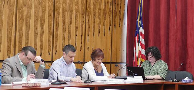 132272072_web1_opioiduse
Luzerne Countys Commission on Opioid Misuse and Addiction Abatement unanimously voted Wednesday to recommend three more opioid litigation settlement fund earmarks totaling $2.65 million to County Council for its consideration. Commission members include, from left: Acting Correctional Services Division Head Stanley Fiedorczyk; county Drug and Alcohol Administrator Michael Gagliardi; citizen Mary Butera; and county Human Services Division Head Megan Stone.
Jennifer Learn-Andes | Times Leader