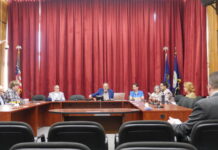 
			
				                                Pennsylvania State Rep. Jamie Walsh, R-Ross Twp., listens to Luzerne County Election Task Force recommendations Thursday at the county courthouse in Wilkes-Barre. The task force members in attendance, from left: Thomas Baldino, Ethan Krzysik, Theodore Fitzgerald, County Administrative Services Division Head Jim Rose (moderator), Linda Joseph, Audrey Serniak, and County Council members John Lombardo and Patty Krushnowski.
                                 Jennifer Learn-Andes | Times Leader

			
		
