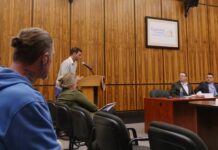 
			
				                                XT Enterprise founder Adam Lorts updates Luzerne Countys opioid commission Wednesday on his recovery house in Wilkes-Barre. Recovery house program participants Mark Murphy, in the foreground, and Elijah Nicewonger, seated to his left, also spoke Wednesday on how the facility has helped them maintain long-term sobriety.
                                 Jennifer Learn-Andes | Times Leader

			
		