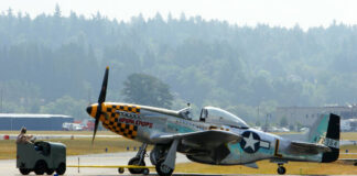 
			
				                                Pictured in 2006, a North American P-51D Mustang is seen being pulled to a hangar. It is just one of the warplanes teased on the flyer for the AirPower History Tour of the Commemorative Air Force, coming to the Wilkes-Barre/Scranton International Airport in June.
                                 AP File Photo

			
		