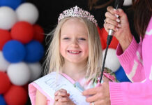 
			
				                                Harper Armstrong, the 2025 Little Miss Cherry Blossom, was front and center for one last time before handing over her crown to the 2026 winner.
                                 Tony Callaio | For Sunday Dispatch

			
		