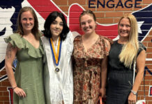 
			
				                                The 2026 Pittston Kiwanis Ron Faust Service Award recipient is Pittston Areas Abigail Policare. From left: Brittani Shearer, Pittston Kiwanis president, Policare, Ava Smith, Fausts granddaughter, and Gretchen Smith, Fausts daughter.
                                 Submitted Photo

			
		