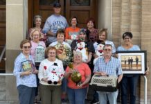Corpus Christi Parish plans flea market
Corpus Christi Parish, West Pittston, will host its annual Flea Market at the Immaculate Conception Church School, 605 Luzerne Ave., from 9 a.m. to 4 p.m. Friday, June 26; 8 a.m. to 3 p.m. Saturday, June 27; and 8 a.m. to noon Sunday, June 28. For information, contact the parish office at 570-654-2753. Volunteers, from left, first row: Cathy Cortegeron, Loreeta Semenza, Andrene Lasky, Jerry DeMellier, and chairperson Judy Tkach. Second row: Virginia Craig, Jackie Fasciana, Heidi VanLeuven, and Jan Van Leuven. Third row: Stella Martin, Jerry Yakobitis, Cynthia Liberski, and Mary Shillabeer.
Submitted Photo