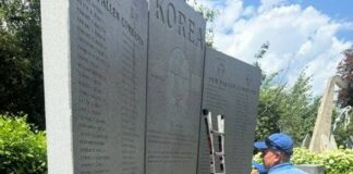 
			
				                                Monuments on the Luzerne County Courthouse south lawn have been cleaned using a $3,150 allocation from the countys Marcellus Shale natural-gas recreation funding.
                                 Submitted photo

			
		