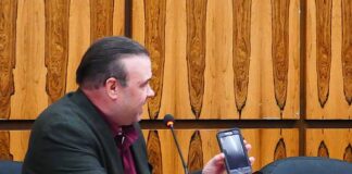 
			
				                                Luzerne County Acting Correctional Services Division Head Stanley Fiedorczyk speaks to councils Correctional Services Committee in May about a mobile phone app staff will be using to track inmates. 
                                 File photo

			
		