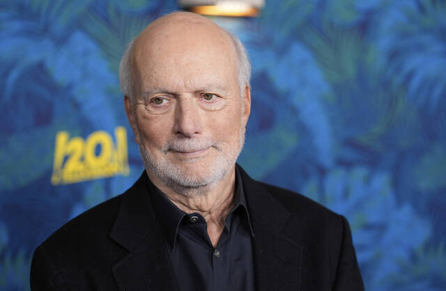 132441021_web1_AP25085180181472
James Burrows poses at the premiere of the Hulu series Mid-Century Modern on Tuesday, March 25, 2025, at the Directors Guild of America in Los Angeles.
AP Photo