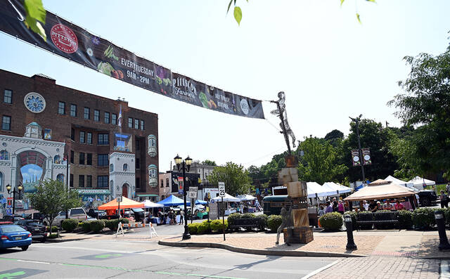 132472123_web1_Pittston-Farmer-s-Mkt-Opens
Pittston City Farmers Market opens for the season on Tuesday, July 7, for business for the first time in 2026 at the Tomato Festival lot. The market will be on site each Tuesday from 9 a.m. to 2 p.m. until November.
Tony Callaio file photo | For Sunday Dispatch